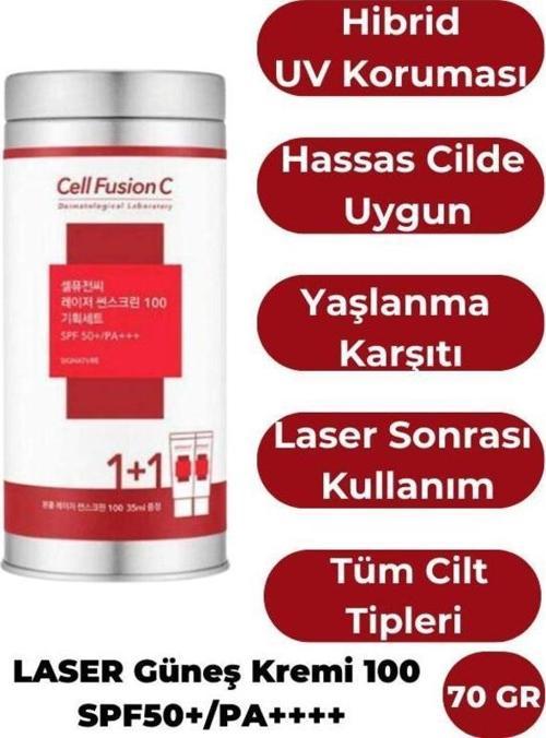Laser Sunscreen 100 SPF50+/PA+++ 35ml+35ml Set