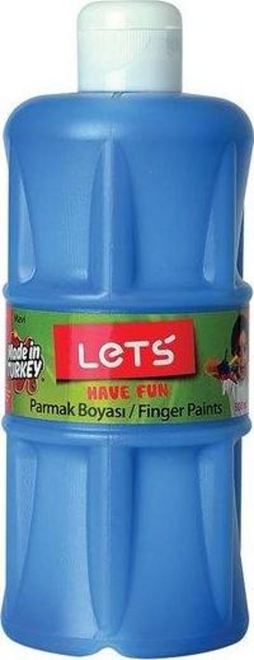 Parmak Boyası 500 ml Mavi L-5006