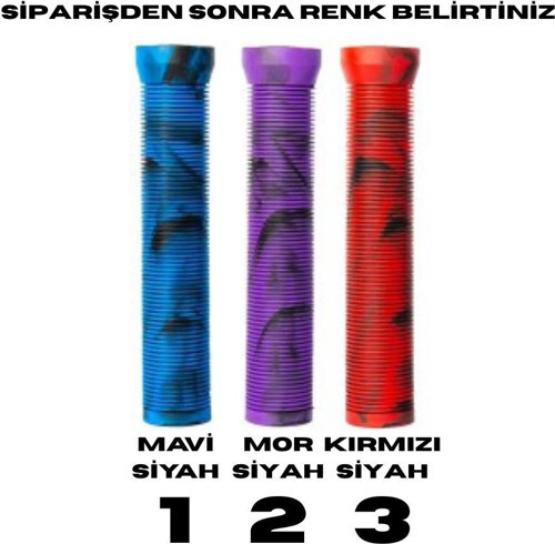 MTB BMX SİLİKON ÇİFT RENK ELCİK 145mm (RENK BELİRTİNİZ!)