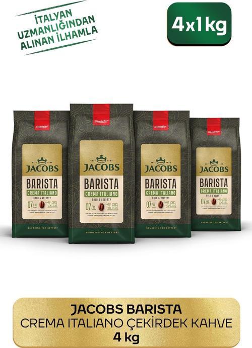 Barista Editions Çekirdek Kahve Crema Italiano 1kg X 4 Paket