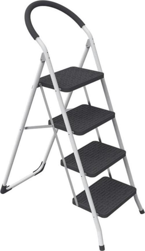 PRATİK GENİŞ 4 BASAMAKLI METAL MERDİVEN (SAR1614)