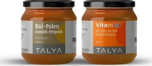 Aile Bal Seti (Bal-Polen-Arı Sütü-Propolis Karışımı + Vitamini Bal-Polen-Arı Sütü-Propolis Karışımı)