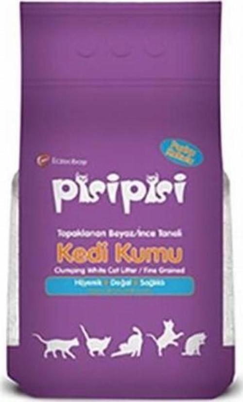 Pudra Kokulu Topaklanan Bentonit İnce Taneli Kedi Kumu 2x10 Kg