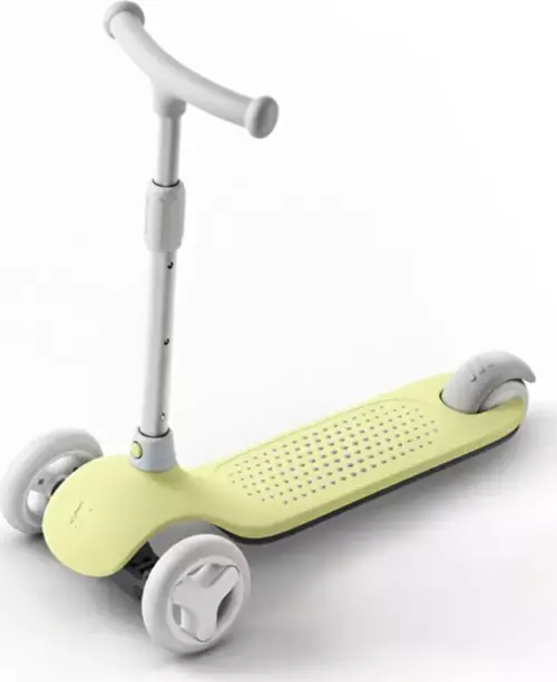 Mitu Işıklı Ayarlanabilir 3 Tekerlekli Scooter Sarı