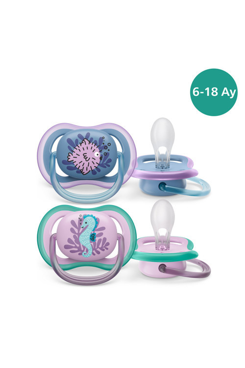 Ultra Air Emzik 6-18 Ay, 2'li Paket, Kız, SCF085/61