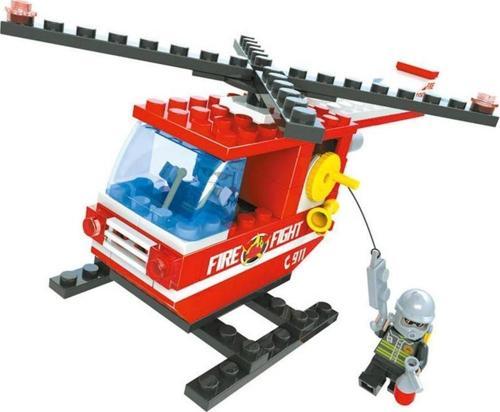 Ausini - Asya Brick 21302 Fire Brigade Set - 105 PARÇA