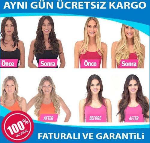 Daha Uzun ve Gür Saçlar için Secret Extensions-Misinalı Postiş!
