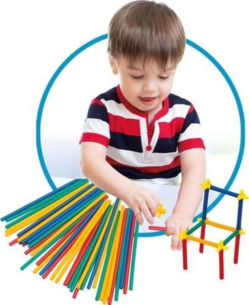 Eğitici Süper Bambu Çubuklar - 200 Parça, TH Games
