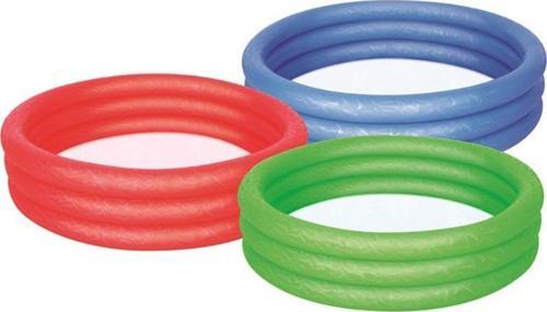 Su Pompalı-Bestway 51025, 3 Boğum Şişme Çocuk Havuzu, 122x25cm