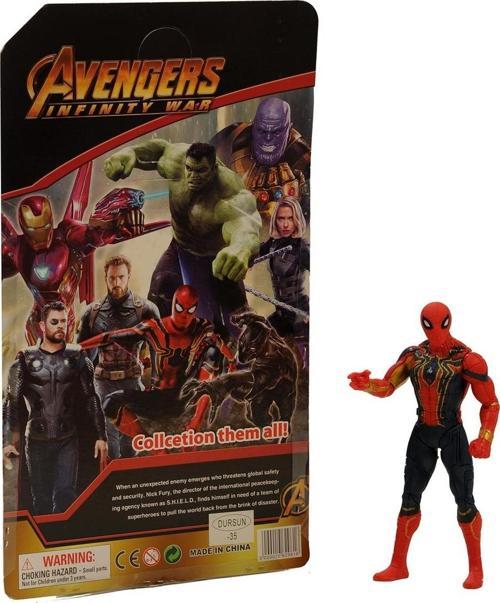 2019 Infiniti War, Union Legend Işıklı Avengers,Örümcek Adam 17cm