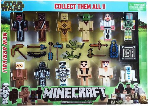 Minecraft 23 Parça Aksesuarlı - Yeni Star Wars Serisi