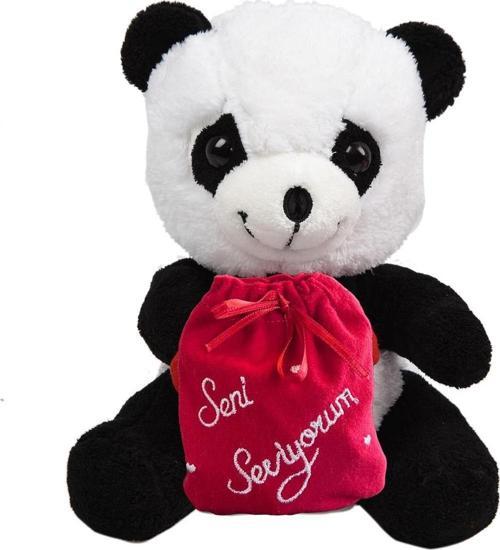 14 Şubat  Özel "Seni Seviyorum" Keseli Sevimli Panda-40 cm