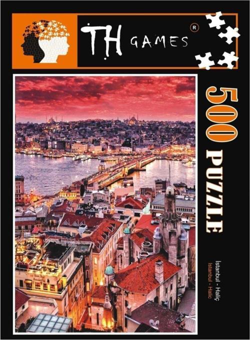 500 Parça Kutulu İstanbul Haliç Puzzle 48cm x 68cm
