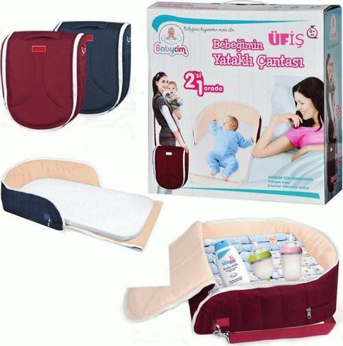 Babycim Bebeğimin 2in1 Yataklı Çantası - Sağlıklı ve Kullanışlı
