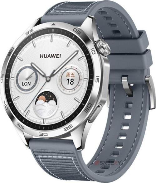 Huawei Watch Gt4 46mm İle Uyumlu 22mm Dikiş Desenli Dokuma Silikon Kordon