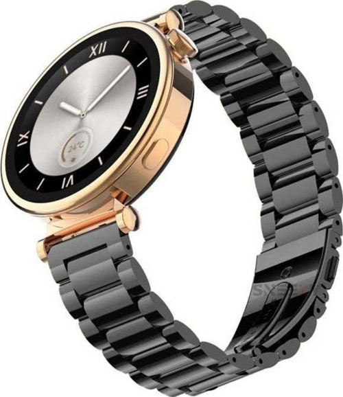 Huawei Watch Gt4 41mm İle Uyumlu 18mm Ironweft Döküm Çelik Metal Kordon