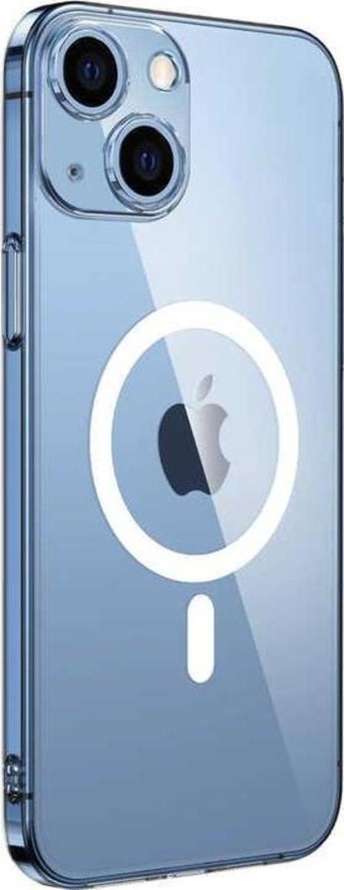 Apple iPhone 14 Plus Kılıf Kamera Korumalı Magsafe Sert PC Zore Porto Kapak