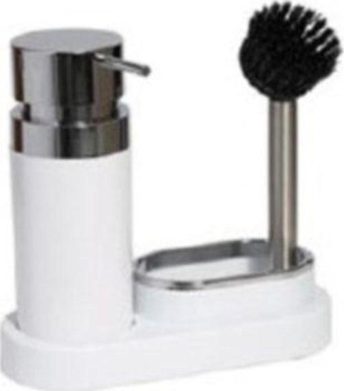 Polen Mutfak Seti Sıvı Sabunluk-fırça(beyaz)