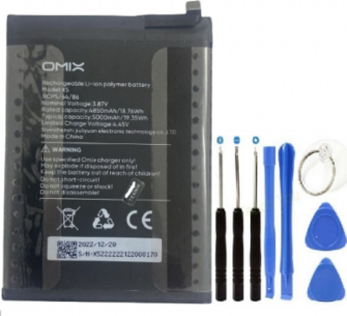 Omix X5 Pil Batarya +Tamir Set 5000 mAh