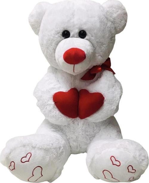 Çift Kalpli Peluş Ayı 85cm 87307 Orji