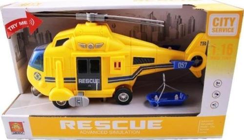 KZL WY750A 1:16 Sesli ve Işıklı Helikopter 89271 Sarı