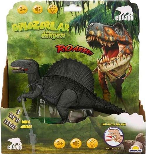 Sesli ve Işıklı Dinozor Çeşitleri 61711 Siyah Renk