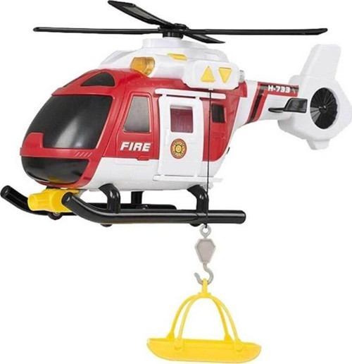 Teamsterz Sesli Işıklı Büyükboy Kurtarma İtfaiye Helikopteri
