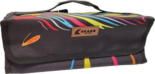 Skaer X-Case 4 Gözlü Kalem Çantası Desen:3