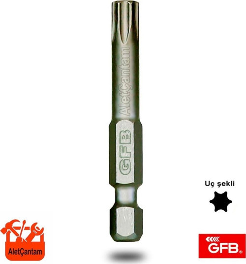 Bits Tork Uç Vidalama Torx Matkap Ucu T15 X 50 Mm
