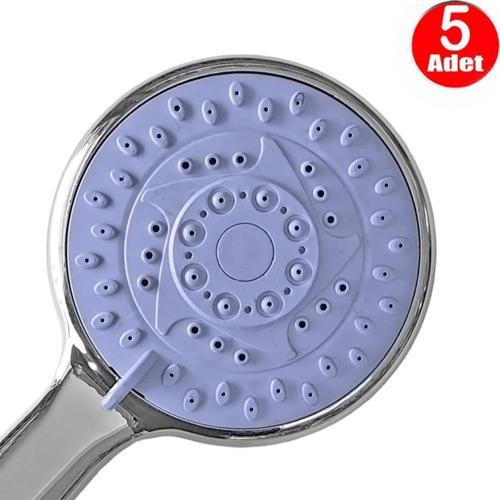 Banyo Duş Başlığı Fonksiyonlu El Duşu Kafası Başı- 5 Adet