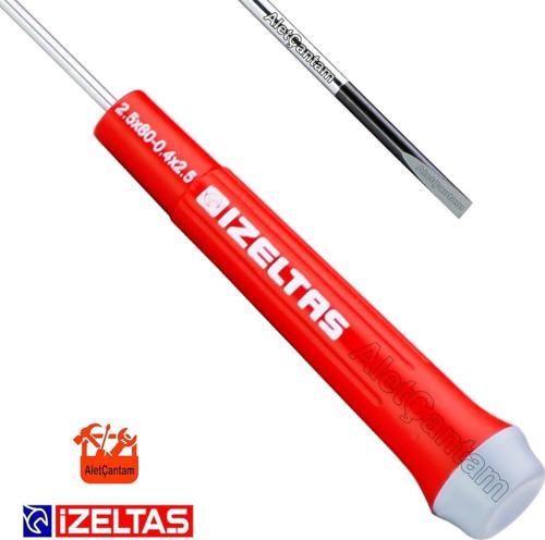 Elektronikçi Klemens Tornavida Düz Uçlu 2.5x80