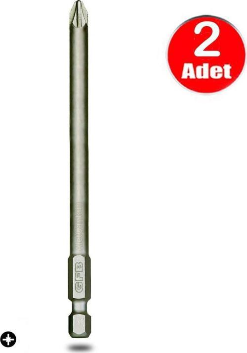 Gfb Bits Yıldız Uç Vidalama Matkap Ucu Pz2 x 150mm - 2 Adet