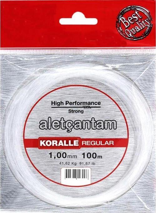 Regular Şeffaf Kalın Misina İpi 1mm - 100 metre