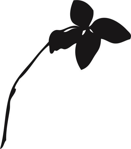 AĞAÇ VE GÜL RESİMLERİ FOLYO STİCKER 130cm Uzunluk