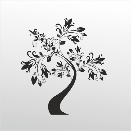 Folyo Sticker Ağaç Deseni 100cm Uzunluk