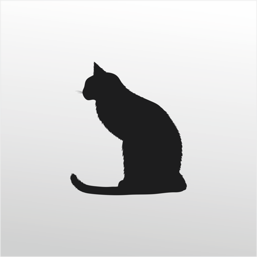 Folyo Sticker  Kedi 100cm Uzunluk