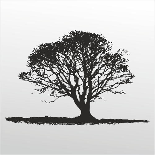 Folyo Sticker Ağaç 100cm Uzunluk