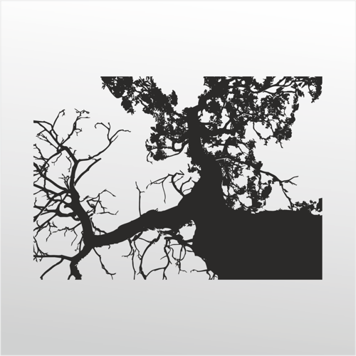 Folyo Sticker Ağaç 100cm Uzunluk