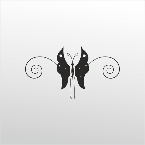 Folyo Sticker Arı Kelebek 20cm uzunluk