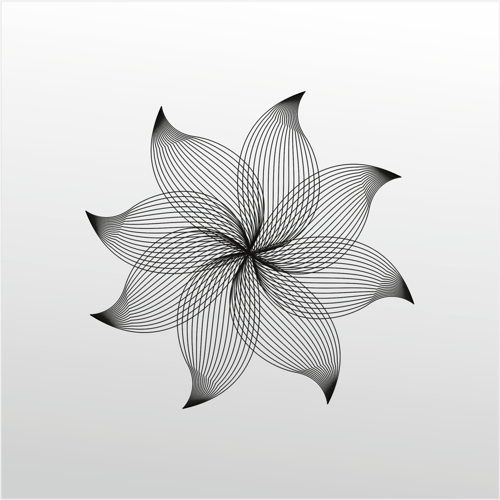 Folyo Sticker Çiçek Desen 100cm Uzunluk