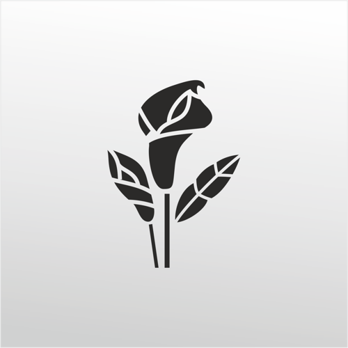 Folyo Sticker Çiçek Deseni 100cm Uzunluk