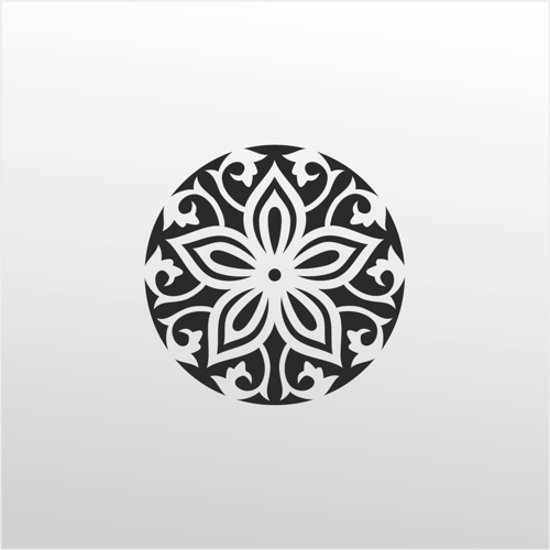 Folyo Sticker Çiçek Deseni 70cm Uzunluk
