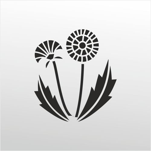 Folyo Sticker Çiçek Deseni 80cm Uzunluk