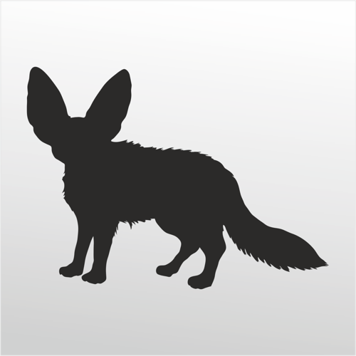 Folyo Sticker Çöl Tilki 130cm Uzunluk