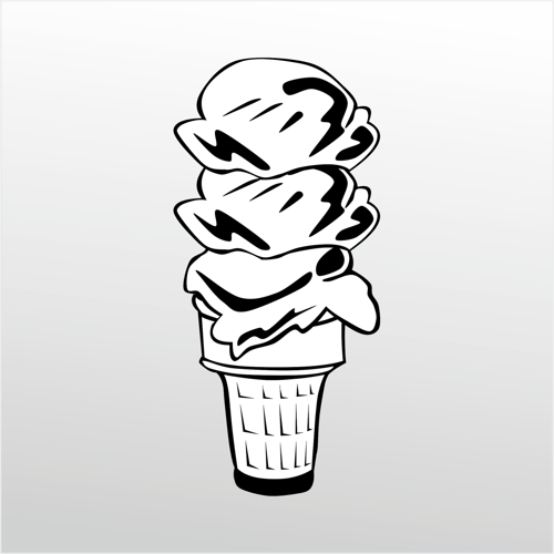 Folyo Sticker Dondurma 30cm Uzunluk