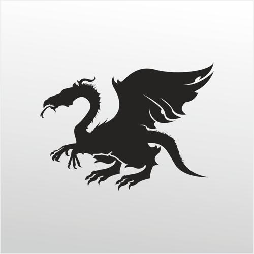 Folyo Sticker Ejderha 60cm Uzunluk