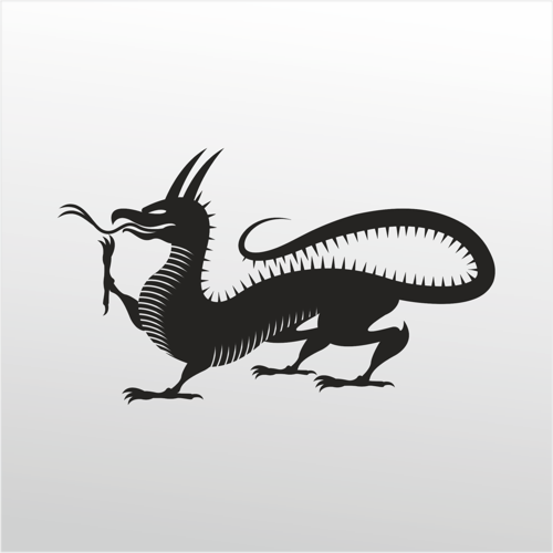 Folyo Sticker Ejderha 100cm Uzunluk