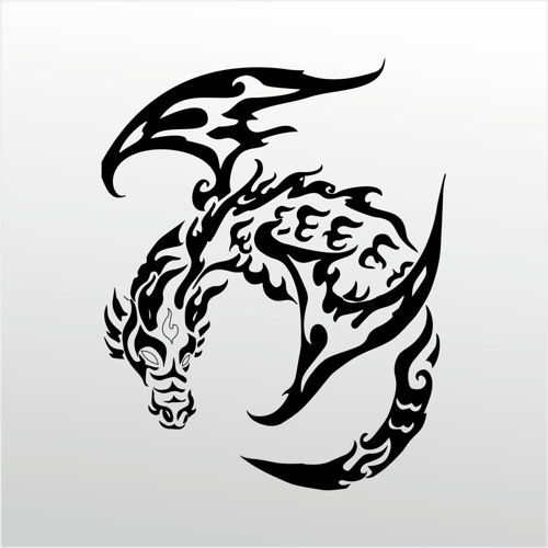 Folyo Sticker Ejderha 130cm Uzunluk