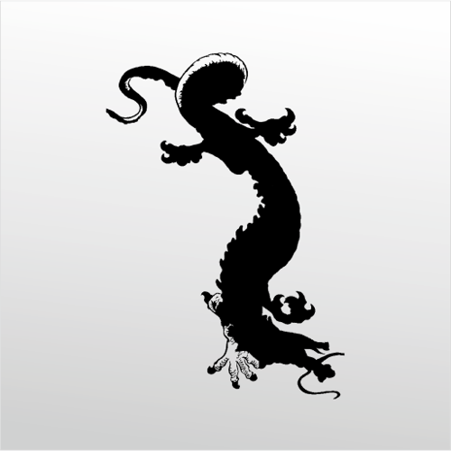 Folyo Sticker Ejderha 130cm Uzunluk