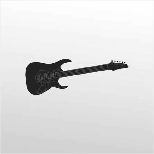 Folyo Sticker Elektro Gitar 130cm Uzunluk